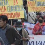 Maestros inician tercera semana de movilización con una marcha en La Paz